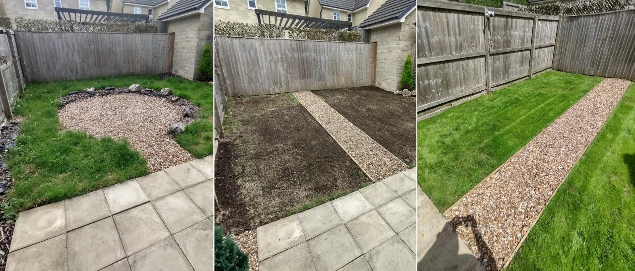 garden transformation in Lancaster