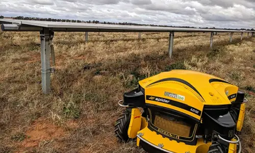 Solar farm maintenance